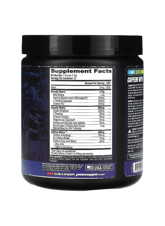 ProSupps, Hyde Xtreme, Hard-Hitting Energy Pre Workout, Blue Razz, 7.4 oz (210 g)