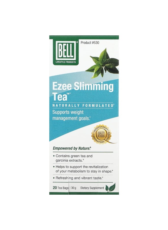 Bell Lifestyle, Ezee Slimming Tea, 20 Tea Bags (30 g)