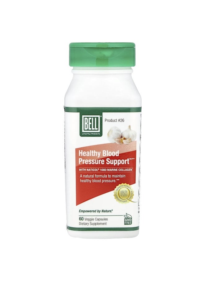 Bell Lifestyle, Healthy Blood Pressure Support™, 60 Veggie Capsules