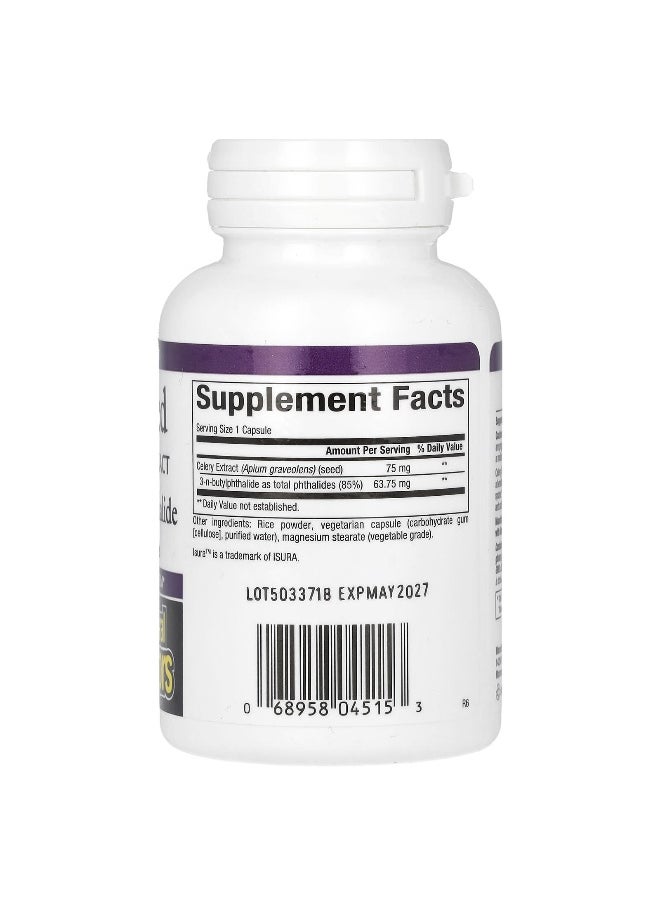 Natural Factors, Celery Seed, Standardized Extract, 60 Vegetarian Capsules