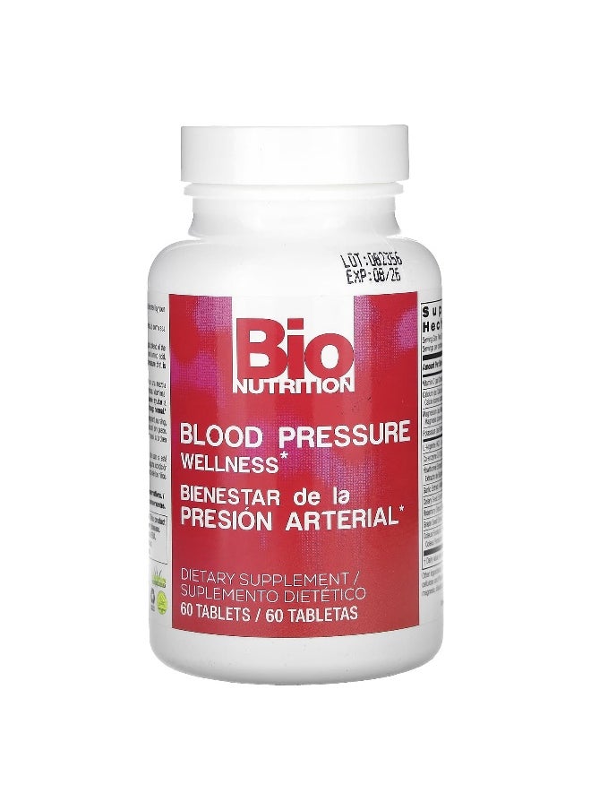 Bio Nutrition, Blood Pressure Wellness , 60 Tablets