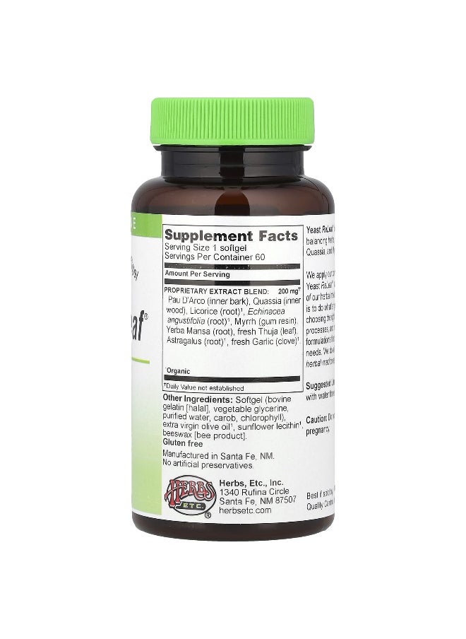 Herbs Etc., Yeast ReLeaf®, 60 Softgels