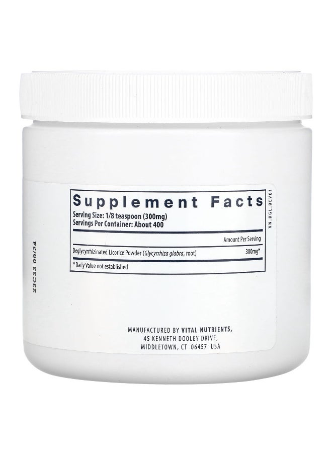 Vital Nutrients, DGL Powder, 4 oz (120 g)