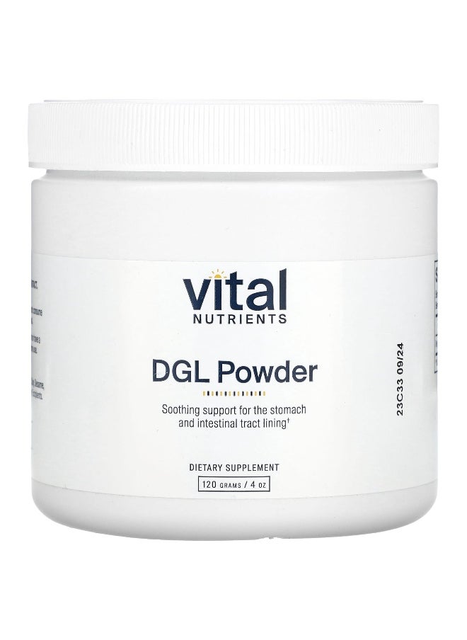 Vital Nutrients, DGL Powder, 4 oz (120 g)