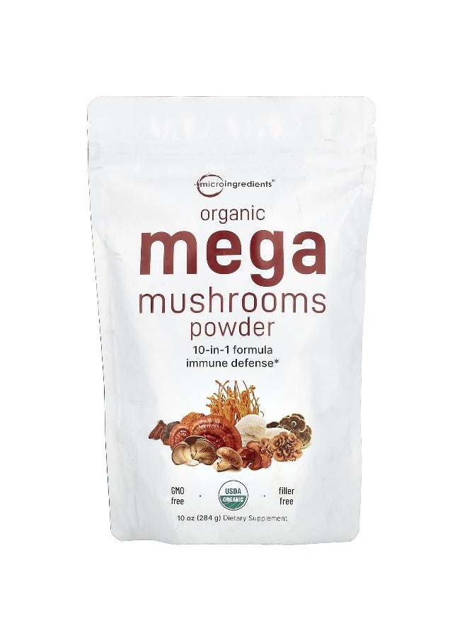 Micro Ingredients, Organic Mega Mushrooms Powder, 10 oz (284 g)
