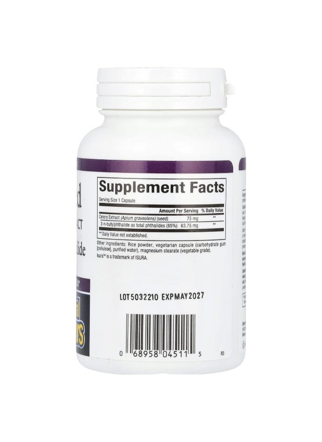Natural Factors, Celery Seed, Standardized Extract, 120 Vegetarian Capsules