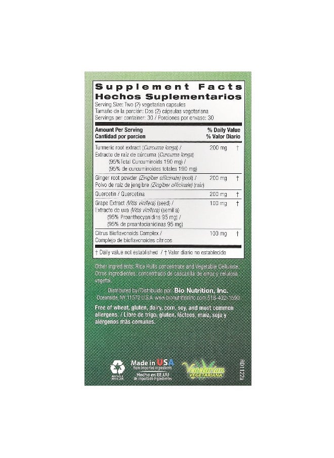 Bio Nutrition, Seasonal Wellness, 60 Vegetarian Capsules