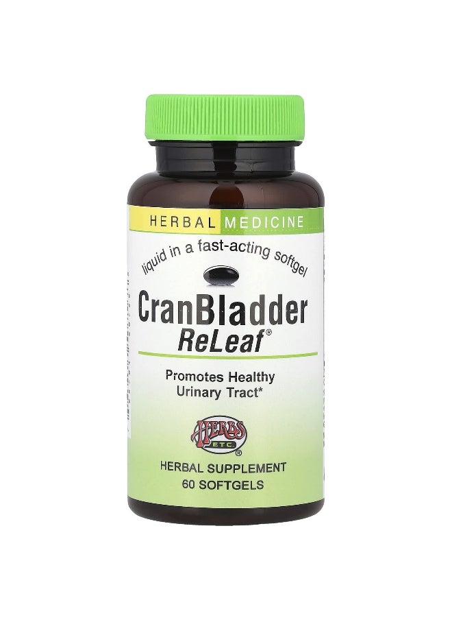 Herbs Etc., CranBladder ReLeaf®, 60 Softgels