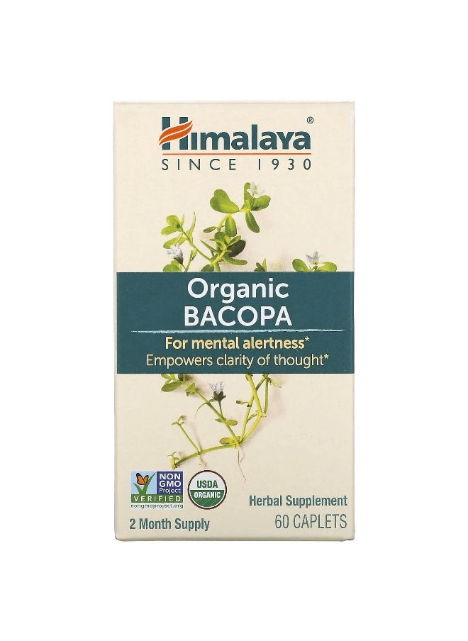 Himalaya, Organic Bacopa, 60 Caplets