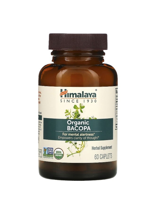 Himalaya, Organic Bacopa, 60 Caplets