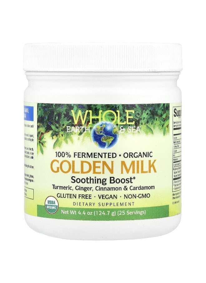 Natural Factors, Whole Earth & Sea®, Golden Milk Soothing Boost, 4.4 oz (124.7 g)