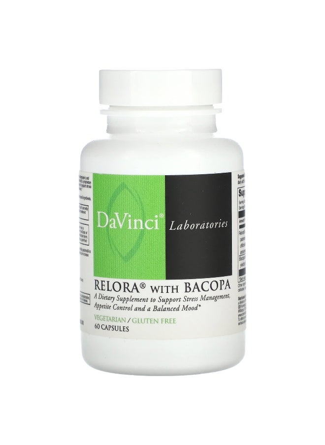 DaVinci Laboratories, Relora With Bacopa, 60 Capsules