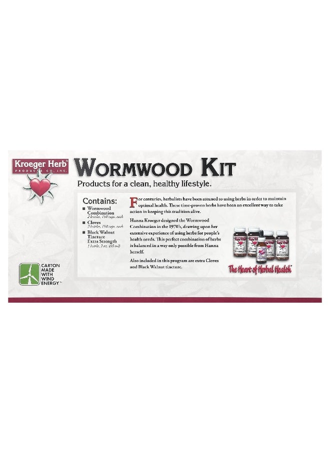 Kroeger Herb Co, Wormwood Kit, 5 Piece Kit