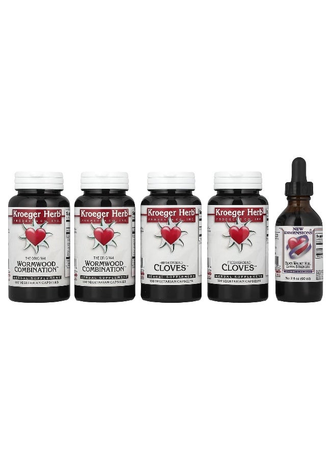 Kroeger Herb Co, Wormwood Kit, 5 Piece Kit