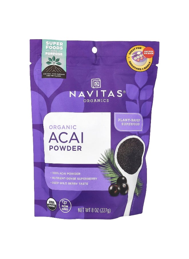 Navitas Organics, Organic Acai Powder, 8 oz (227 g)