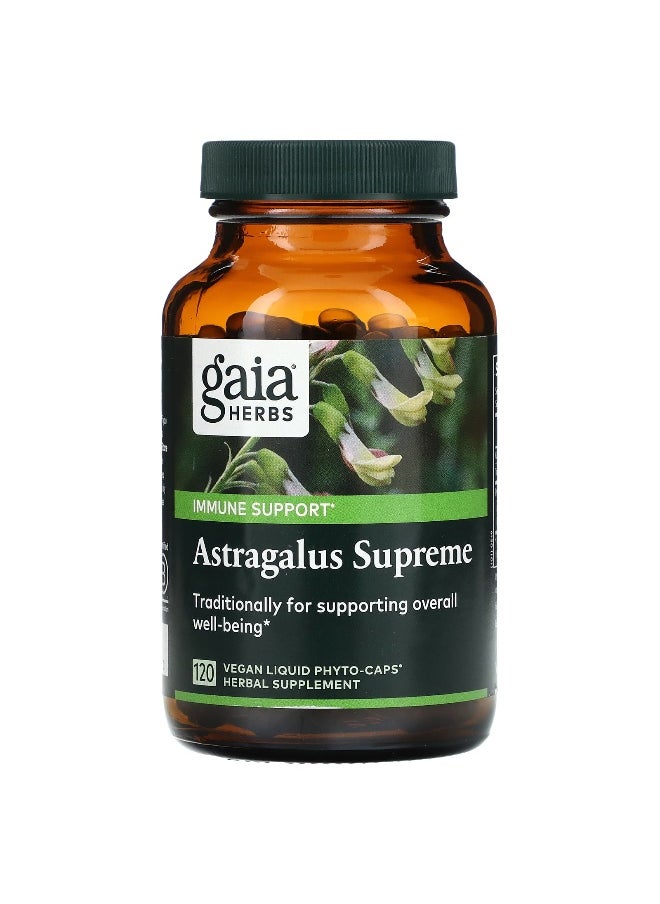 Gaia Herbs, Astragalus Supreme, 120 Vegan Liquid Phyto-Caps