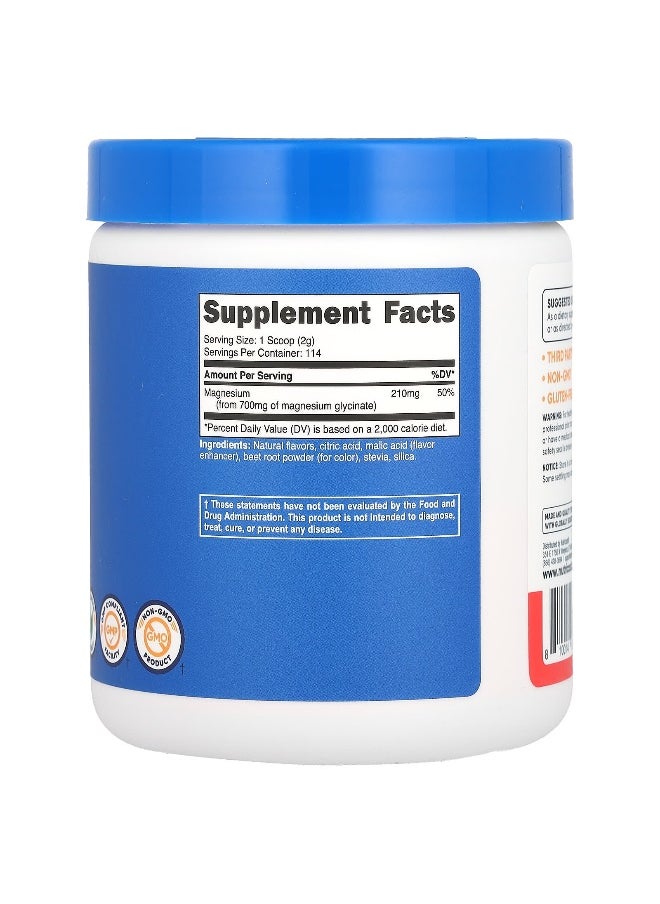 Nutricost, Magnesium Glycinate, Fruit Punch, 8.8 oz (250 g)