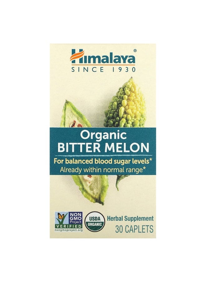 Himalaya, Organic Bitter Melon, 30 Caplets