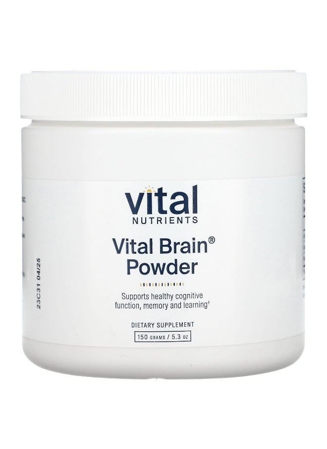 Vital Nutrients, Vital Brain Powder, 5.3 oz (150 g)
