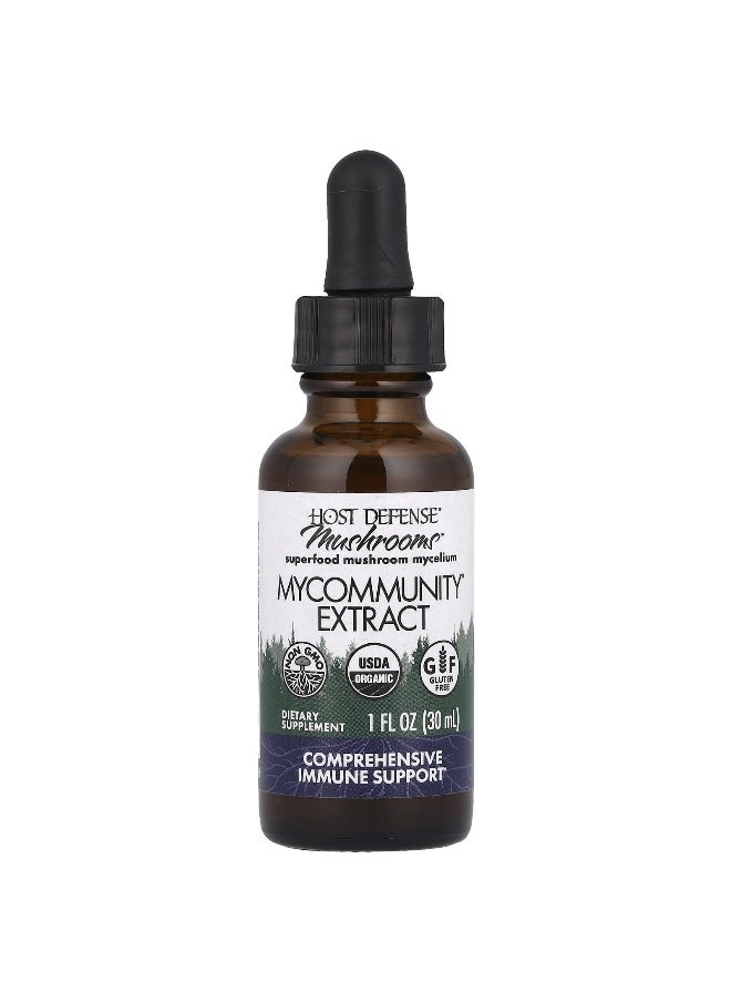 Host Defense, Mushrooms™, MyCommunity Extract, 1 fl oz (30 ml)