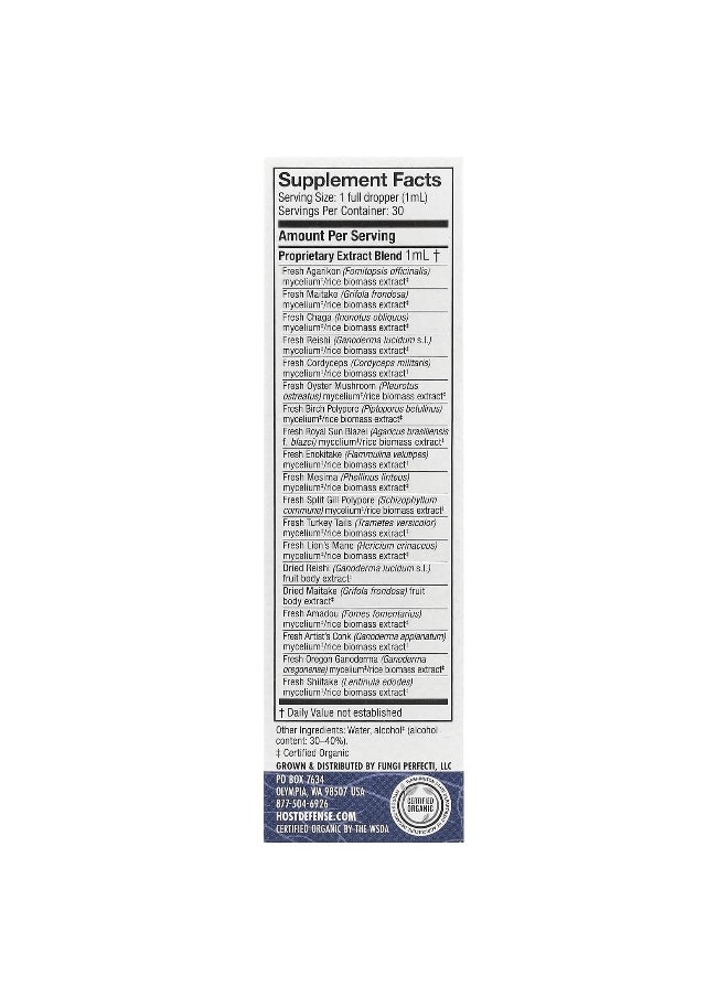 Host Defense, Mushrooms™, MyCommunity Extract, 1 fl oz (30 ml)
