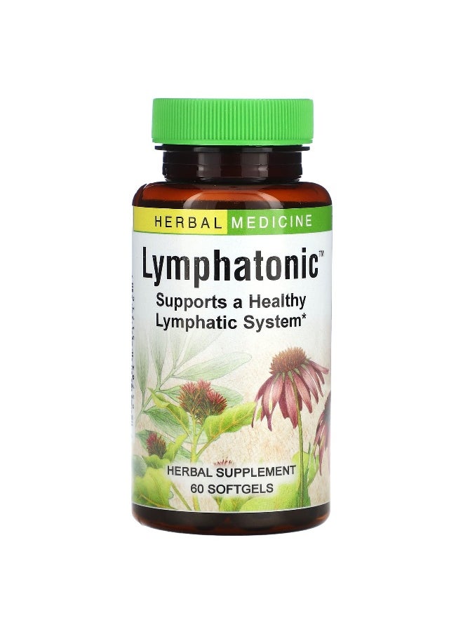 Herbs Etc., Lymphatonic, 60 Softgels