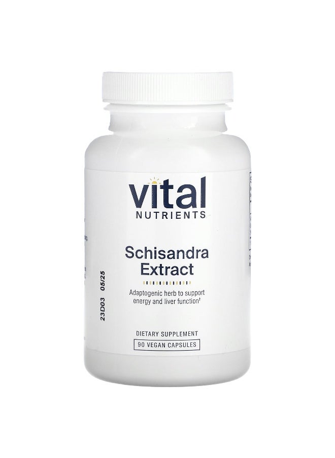 Vital Nutrients, Schisandra Extract, 1,000 mg, 90 Vegan Capsules (500 mg Per Capsule)