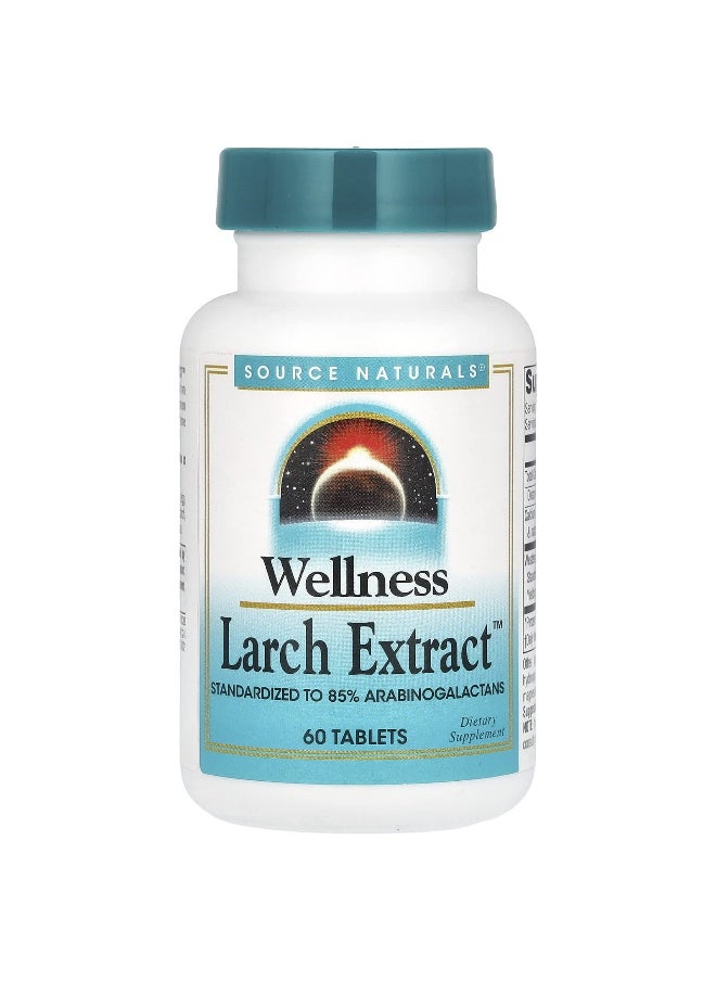 Source Naturals, Wellness, Larch Extract, 60 Tablets