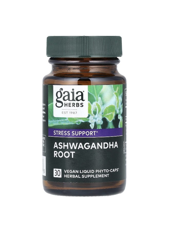 Gaia Herbs, Ashwagandha Root , 30 Vegan Liquid Phyto-Caps