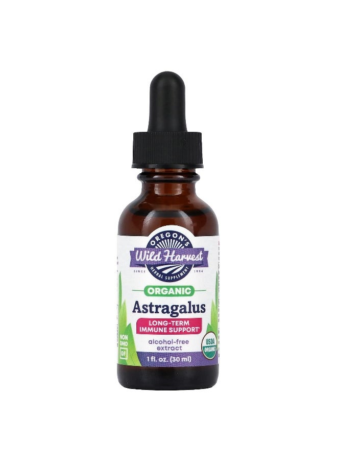 Oregon's Wild Harvest, Organic Astragalus, 1,000 mg, 1 fl oz (30 ml)