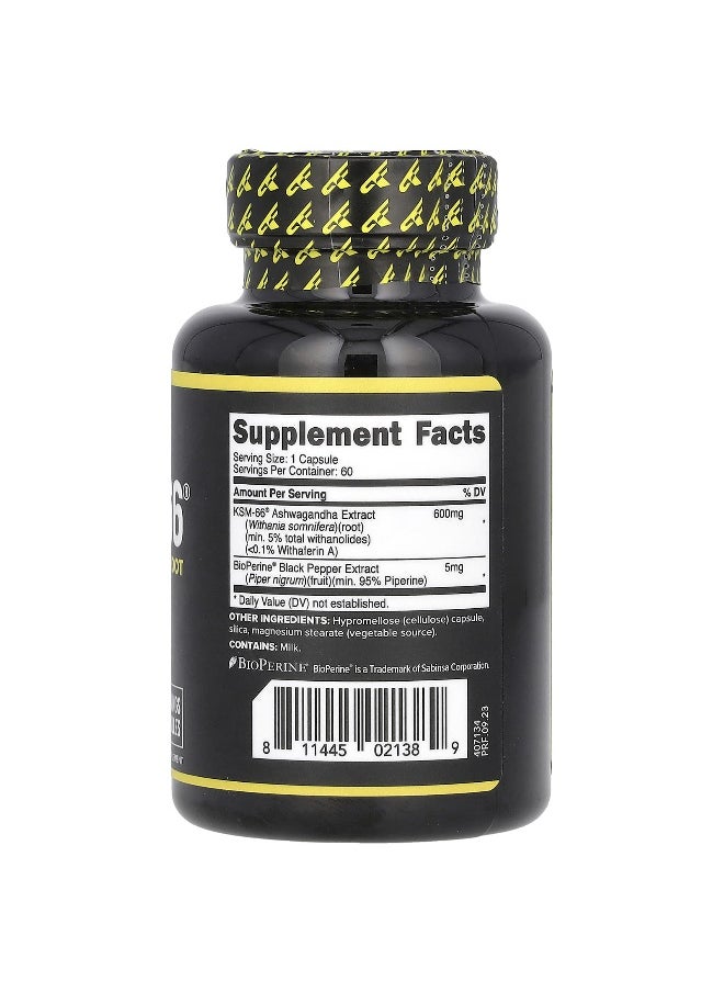 Primaforce, KSM-66, Ashwagandha Root Extract, 600 mg, 60 Capsules