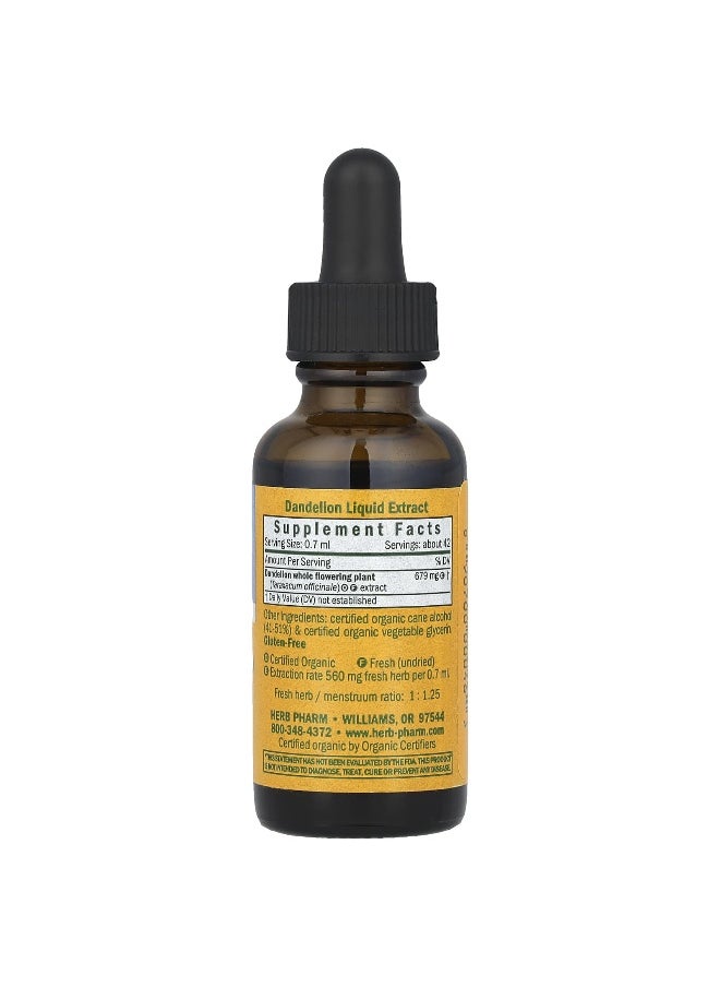 Herb Pharm, Dandelion, 679 mg, 1 fl oz (30 ml)