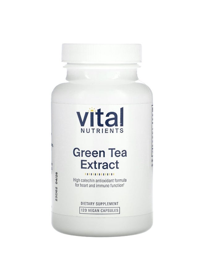 Vital Nutrients, Green Tea Extract, 550 mg, 120 Vegan Capsules (275 mg Per Capsule)
