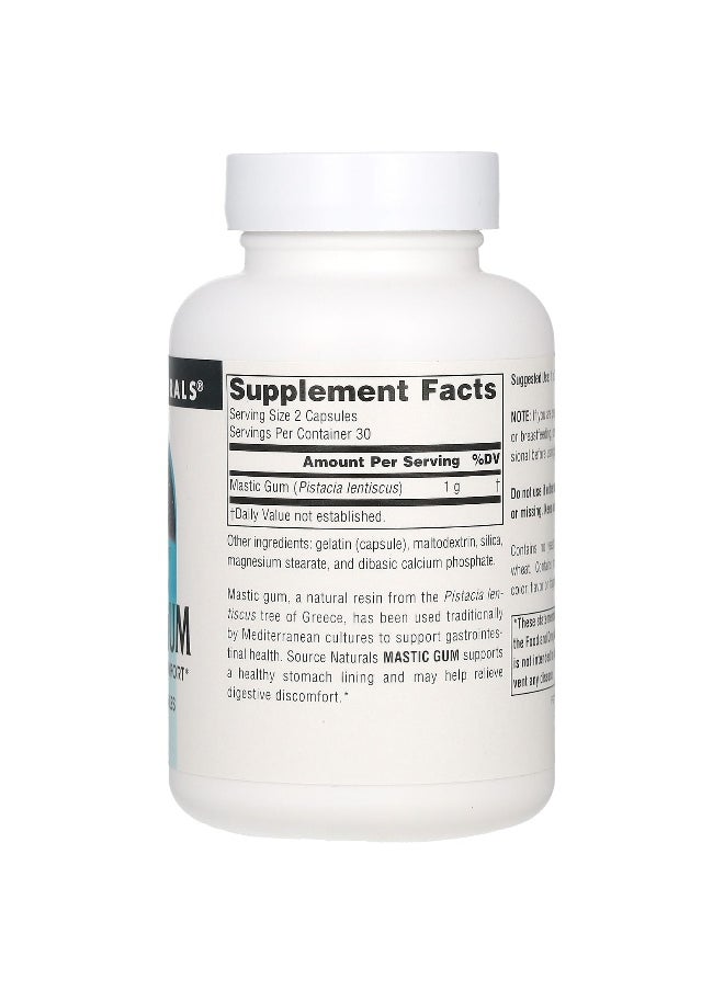 Source Naturals, Mastic Gum, 1,000 mg, 60 Capsules (500 mg per Capsule)