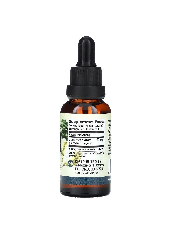 Amazing Herbs, Maca Express Liquid Extract, 100 mg , 1 fl oz (30 ml)