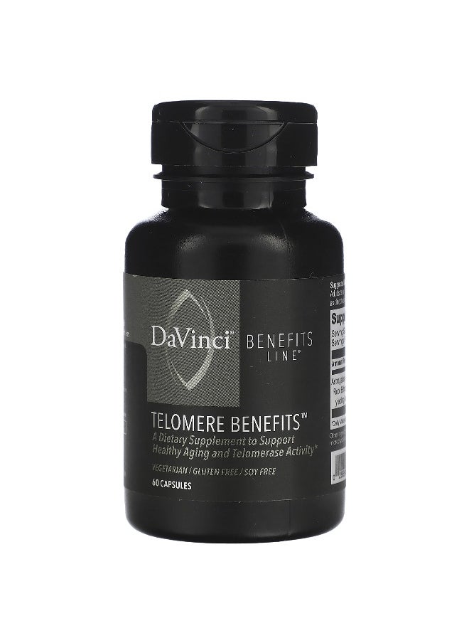 DaVinci Laboratories, Telomere Benefits, 250 mg, 60 Capsules