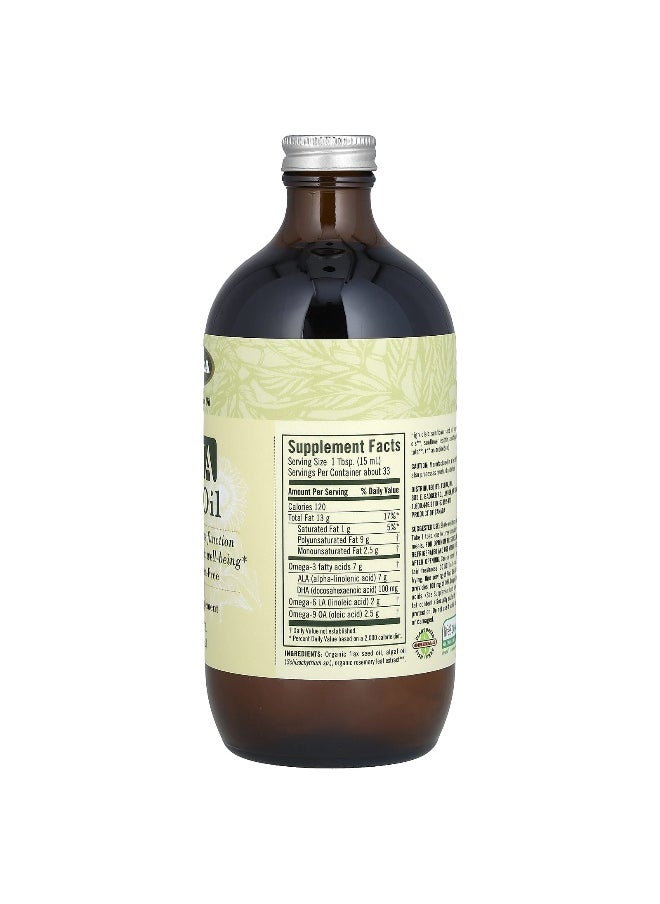 Flora, DHA Flax Oil, 17 fl oz (500 ml)