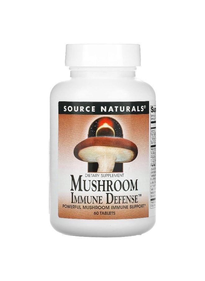 Source Naturals, Mushroom Immune Defense, 60 Tablets