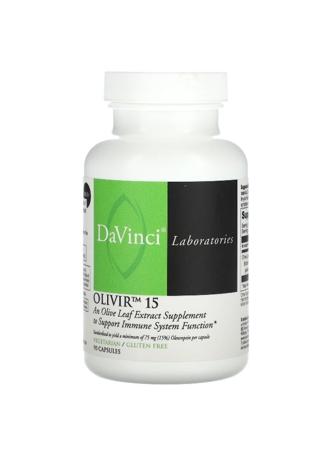 DaVinci Laboratories, Olivir 15, 90 Capsules