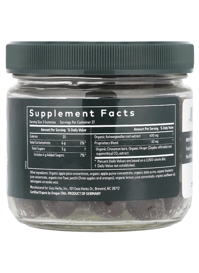 Gaia Herbs, Ashwagandha Gummies, Apple Cinnamon, 81 Vegan Gummies