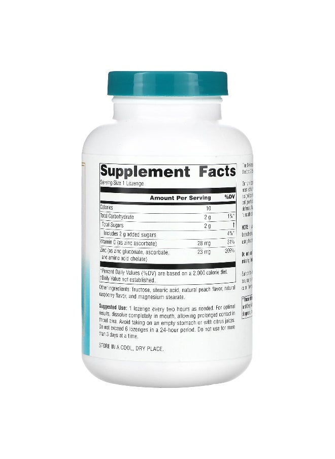 Source Naturals, Wellness Zinc Lozenges™, Peach-Raspberry, 23 mg, 120 Lozenges