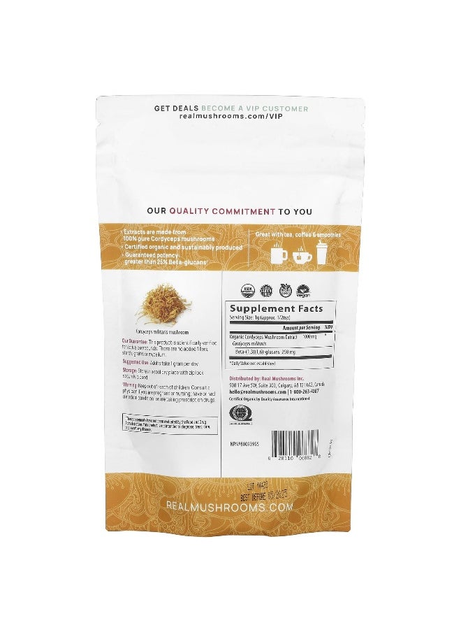 Real Mushrooms, Cordyceps-M, Organic Mushroom Extract Powder, 5.29 oz (150 g)