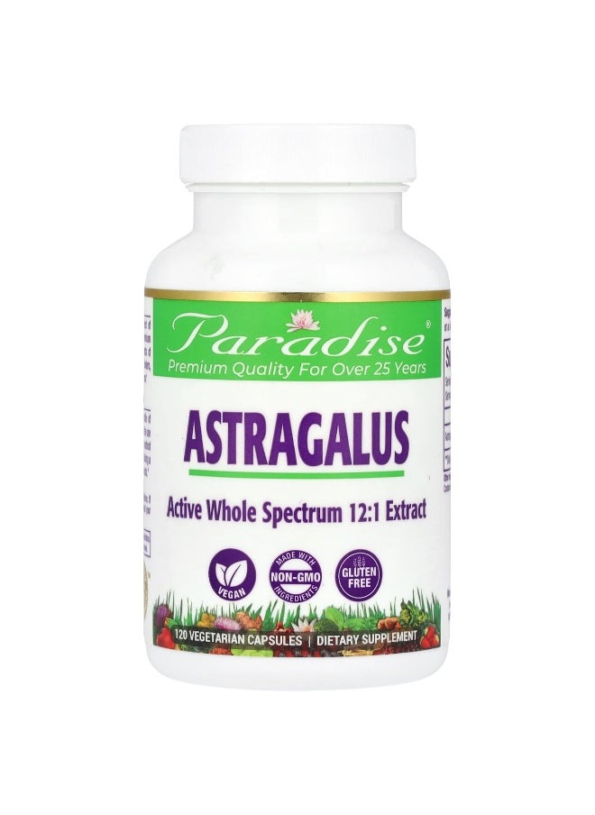 Paradise Herbs, Astragalus, 250 mg, 120 Vegetarian Capsules
