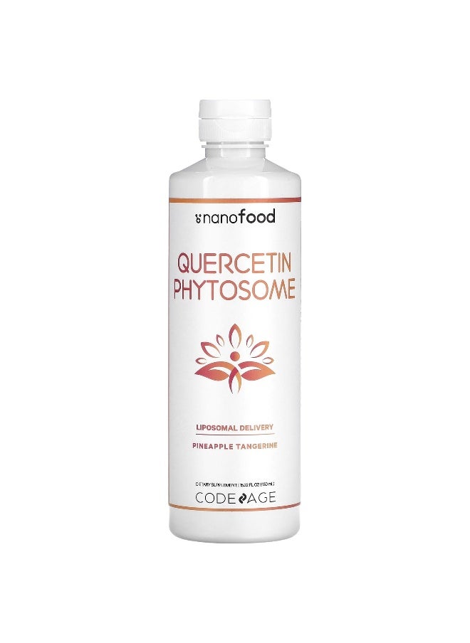 Codeage, Quercetin Phytosome, Pineapple Tangerine, 15.22 fl oz (450 ml)