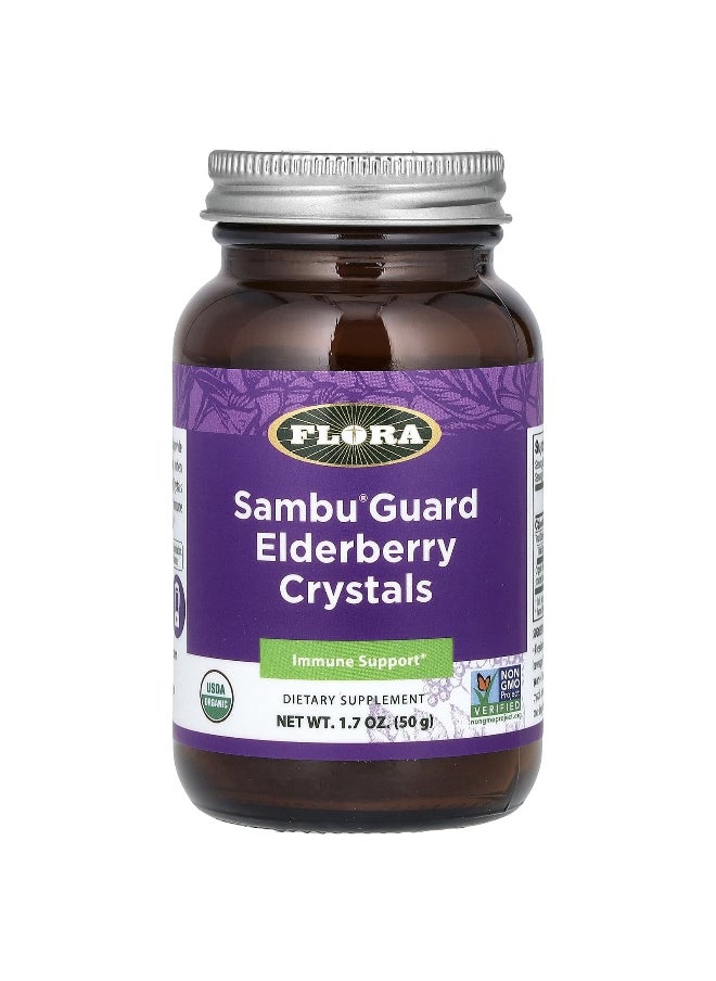 Flora, Sambu Guard Elderberry Crystals, 1.7 oz ( 50 g)