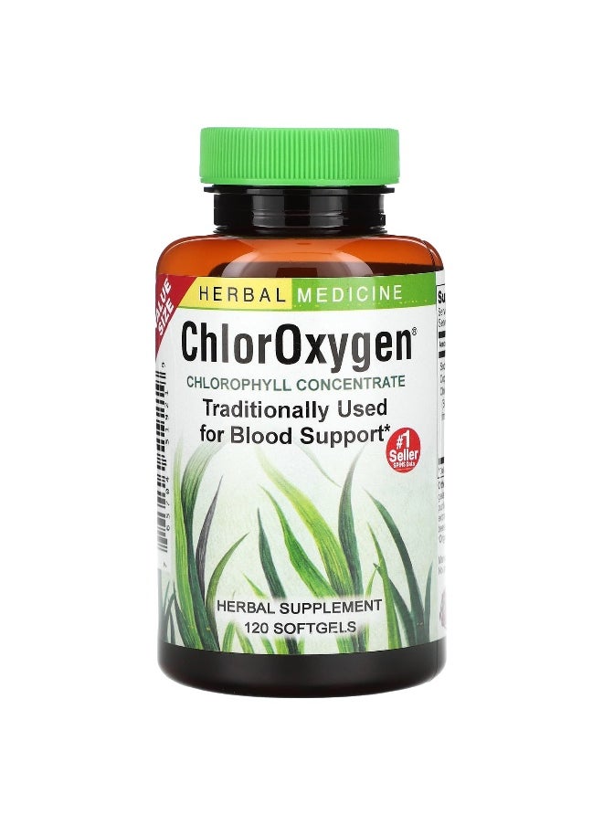 Herbs Etc., ChlorOxygen®, Chlorophyll Concentrate, 120 Softgels