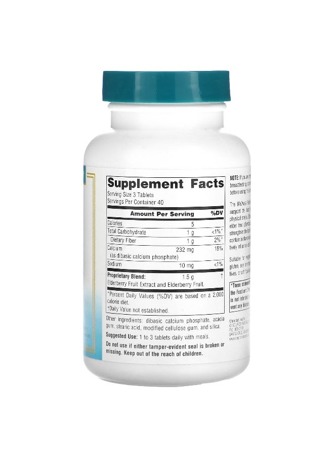 Source Naturals, Wellness, Elderberry Extract, 500 mg, 120 Tablets (166 mg per Tablet)
