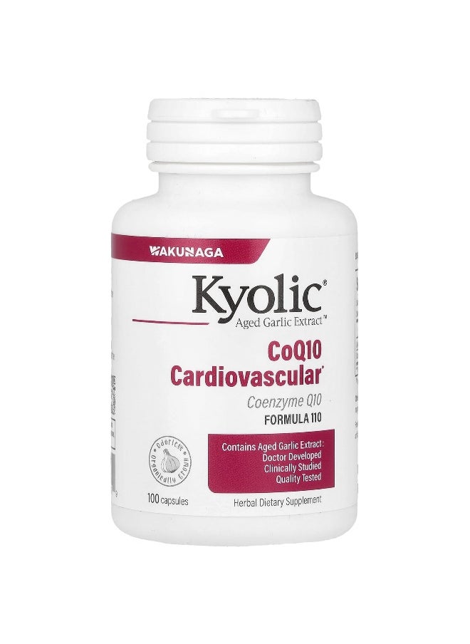 Kyolic, Aged Garlic Extract, CoQ10, Cardiocascular, 100 Capsules