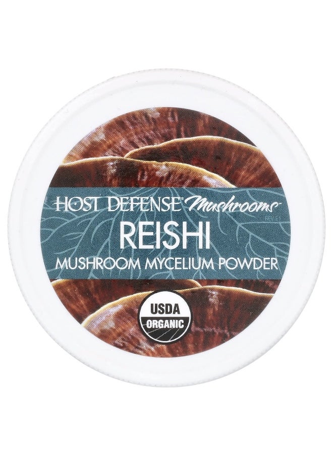 Host Defense, Mushrooms™, Reishi, Mushroom Mycelium Powder, 3.5 oz (100 g)