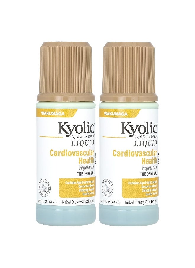 Kyolic, Aged Garlic Extract™ Liquid, 2 Bottles, 2 fl oz (60 ml) Each